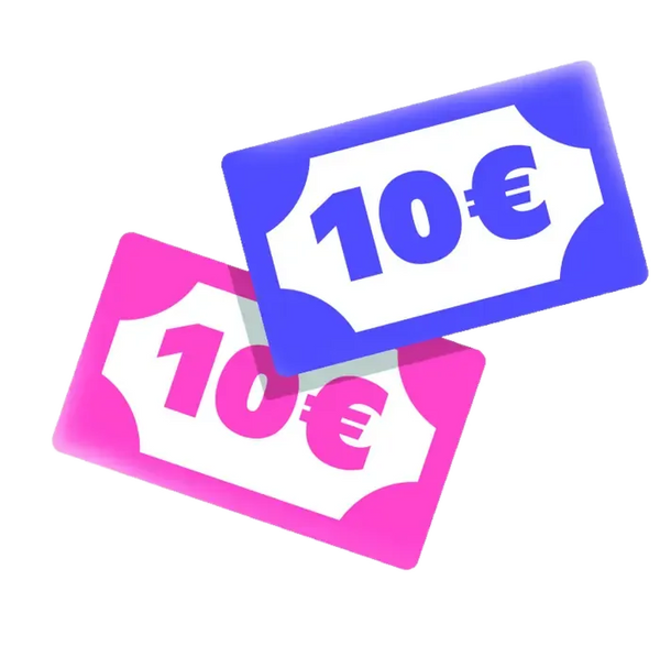Zwei 10-Euro-Gutscheine
