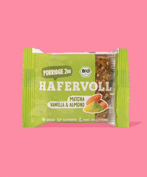 hafervoll porridge to go matcha