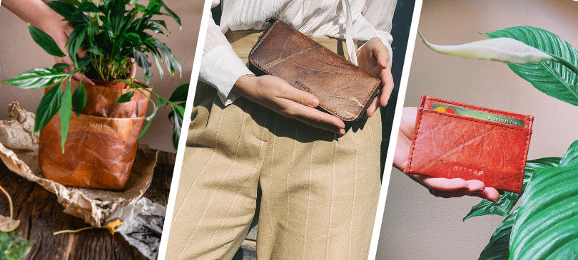 Beleaf – Einzigartige Accessoires aus Blattleder