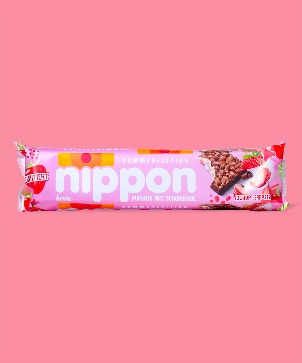nippon: Puffreis-Snack mit Schokolade aus Stimpfach