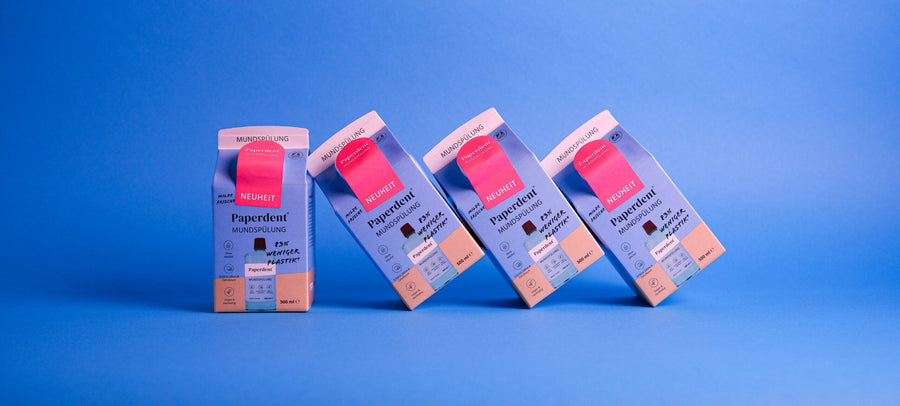 Paperdent: Zahnpflege mit Verpackung aus Papier