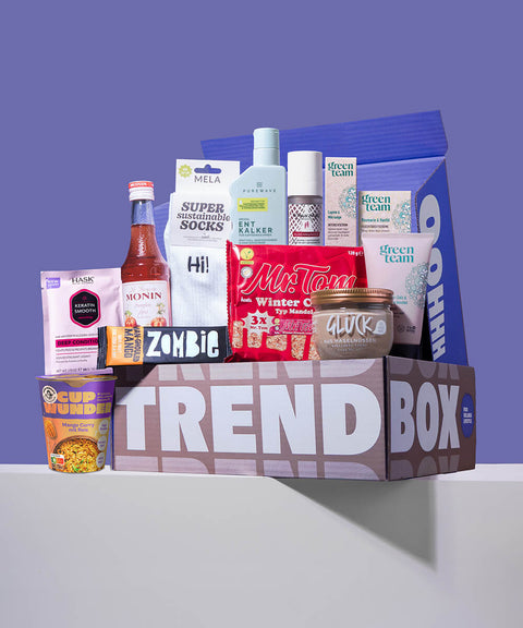 Trendbox offen mit Produkten
