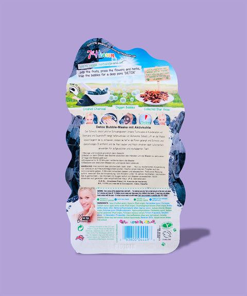Sprudelnde Gesichtsmaske