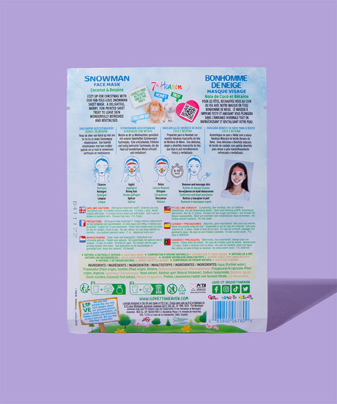 Winterliche Tuchmaske