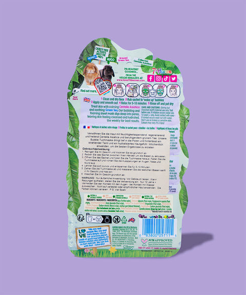 Sprudelnde Gesichtsmaske