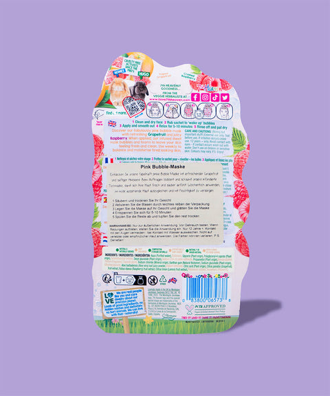 Sprudelnde Gesichtsmaske