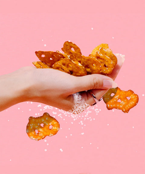 Knusprige Mini Flat Brezeln