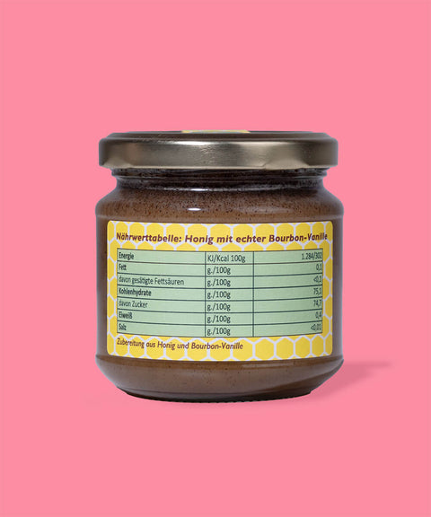Honig mit echter Bourbon Vanille