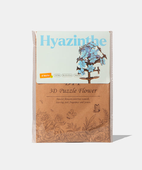 3D Puzzle Holzblume