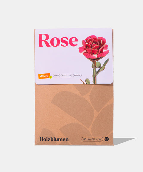 3D Puzzle Holzblume