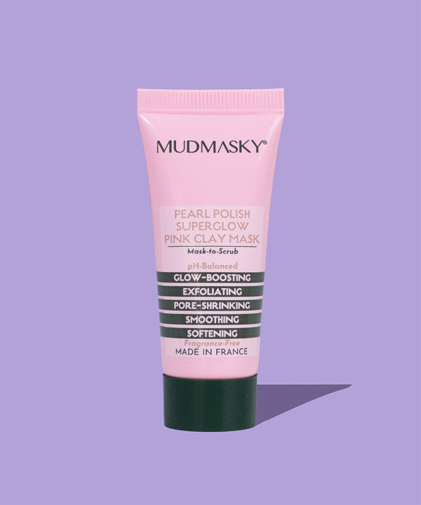 Pinke Peeling Tonerdemaske