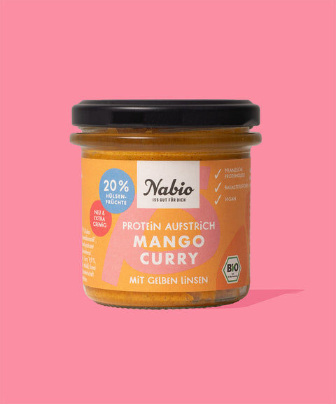 Veganer Protein Aufstrich Mango-Curry