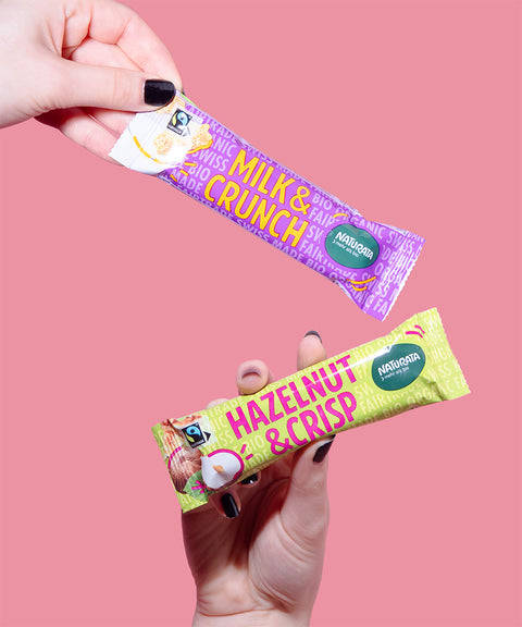 Knuspriger Schokoriegel