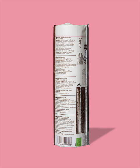 Vegane Kekse mit Kakaofüllung