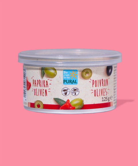 Veganer Paprika Oliven Aufstrich