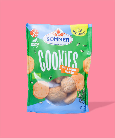 Vollkorn-Hafer Cookies