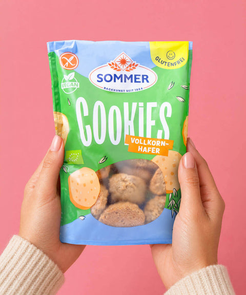 Vollkorn-Hafer Cookies