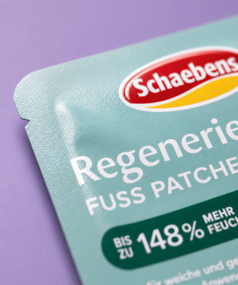 Regenerierende Fuß Patches mit Rizinusöl, Vitamin E und Eukalyptus