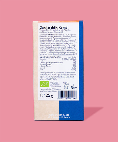 Bio-Dankeschön Kekse