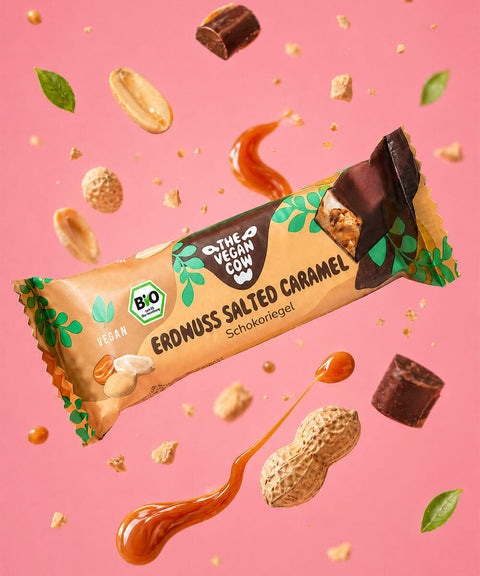 Erdnuss Salted Caramel Riegel