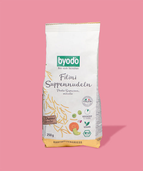 Hauchzarte Bio-Suppennudeln