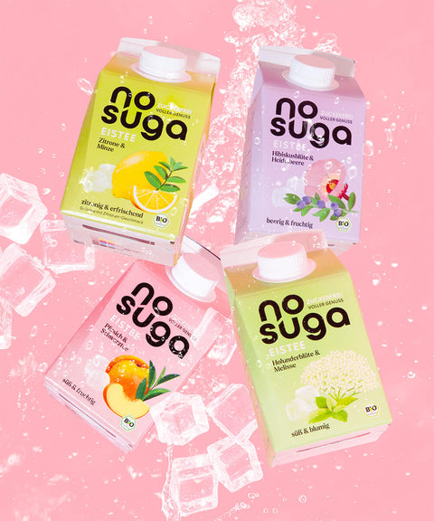 no suga eistee vier verschiedene sorten 