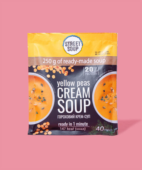 Gesunde Erbsencremesuppe