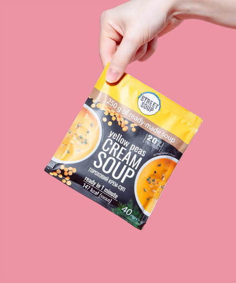 Gesunde Erbsencremesuppe