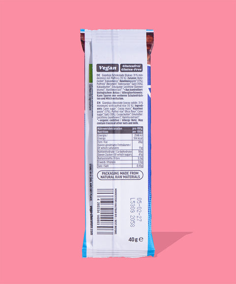 Cremiger Schokoladenriegel mit Puffreis